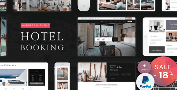 Hotel Booking 2.6 – Hotel WordPress Theme